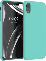 kwmobile telefoonhoesje voor Apple iPhone XR - Hoesje met siliconen coating - Smartphone case in turquoise