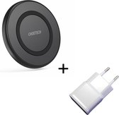 Choetech Wireless fast charging pad 10W snel lader - Incl. AC adapter - Zwart