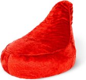 Drop & Sit Furry Stoel - Rood - 110 x 60 cm - Voor Binnen