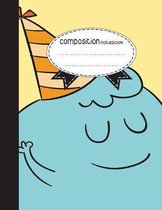 Composition Notebook, 8.5 x 11, 110 pages: Cartoon