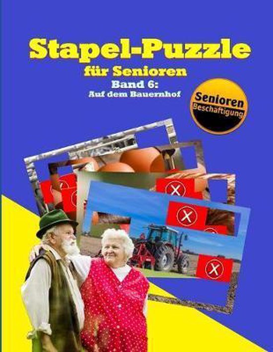 Stapelspiel - Seniorenarbeit- Stapel-Puzzle für Senioren - cover