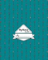 Notebook: My Note My Idea,8 x 10, 110 pages