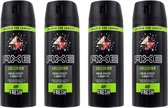 Axe Fresh Forest & Graffiti Bodyspray Deodorant - 4 x 150 ml - Voordeelverpakking