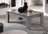 WOONENZO Greta - Salontafel-Industrieel-Modern-Betonlook-Hoogglans - Rechthoekige salontafels - salon tafel - 126x66