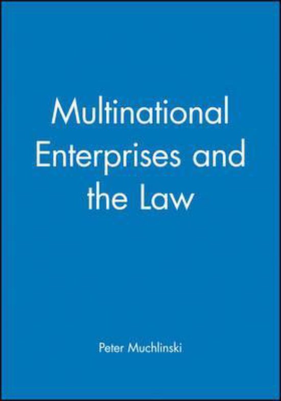 Multinational Enterprises And The Law - cover