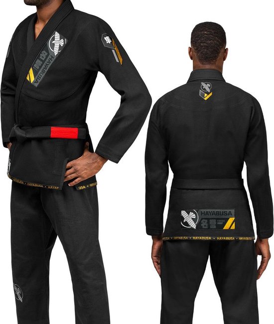 Hayabusa Ascend Léger BJJ Jiu Jitsu Gi Zwart A4