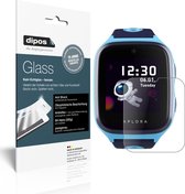 dipos I 2x Pantserfolie mat compatibel met Xplora X4 Beschermfolie 9H screen-protector (expres kleiner dan het glas omdat het gebogen is)