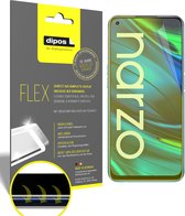 dipos I 3x Beschermfolie 100% compatibel met Oppo Realme Narzo 20 Pro Folie I 3D Full Cover screen-protector