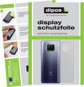 dipos I 2x Beschermfolie mat compatibel met Xiaomi Mi 10T Lite Achterkant Folie screen-protector (expres kleiner dan het glas omdat het gebogen is)