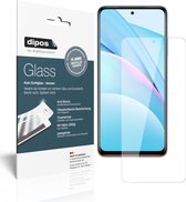 dipos I 2x Pantserfolie helder compatibel met Xiaomi Mi 10T Lite Beschermfolie 9H screen-protector (expres kleiner dan het glas omdat het gebogen is)