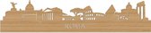 Skyline Rome Bamboe hout - 100 cm - Woondecoratie - Wanddecoratie - Meer steden beschikbaar - Woonkamer idee - City Art - Steden kunst - Cadeau voor hem - Cadeau voor haar - Jubileum - Trouwerij - WoodWideCities