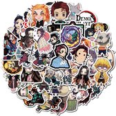 Demon Slayer Stickers - 50 Stuks - Anime - Manga - Cosplay - Kimetsu no Yaiba