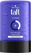 Taft Titane styling gel tottle 6x 300ml - Voordeelverpakking