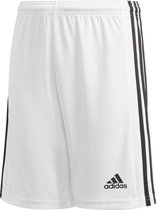 adidas Squadra 21 Sportbroek - Maat 152  - Unisex - Wit - Zwart