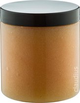Bodyscrub-Gel Basic Honey - 400 gram met zwarte deksel - set van 6 stuks