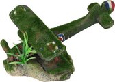 Flamingo Aquarium Decoratie Kozma Vliegtuig 22X17X11Cm