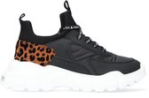 Patrizia Pepe Ppj611 Lage sneakers - Leren Sneaker - Meisjes - Zwart - Maat 38