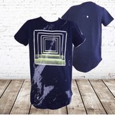 T shirt jongens Cube donkerblauw -s&C-98/104-t-shirts jongens