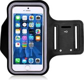 LuxeRoyal Hardloop Telefoonhouder Waterdicht - Hardloop Armband Telefoon Sportband - Hardlooparmband Telefoon Reflecterend - Geschikt voor iPhone/Samsung - Zwart