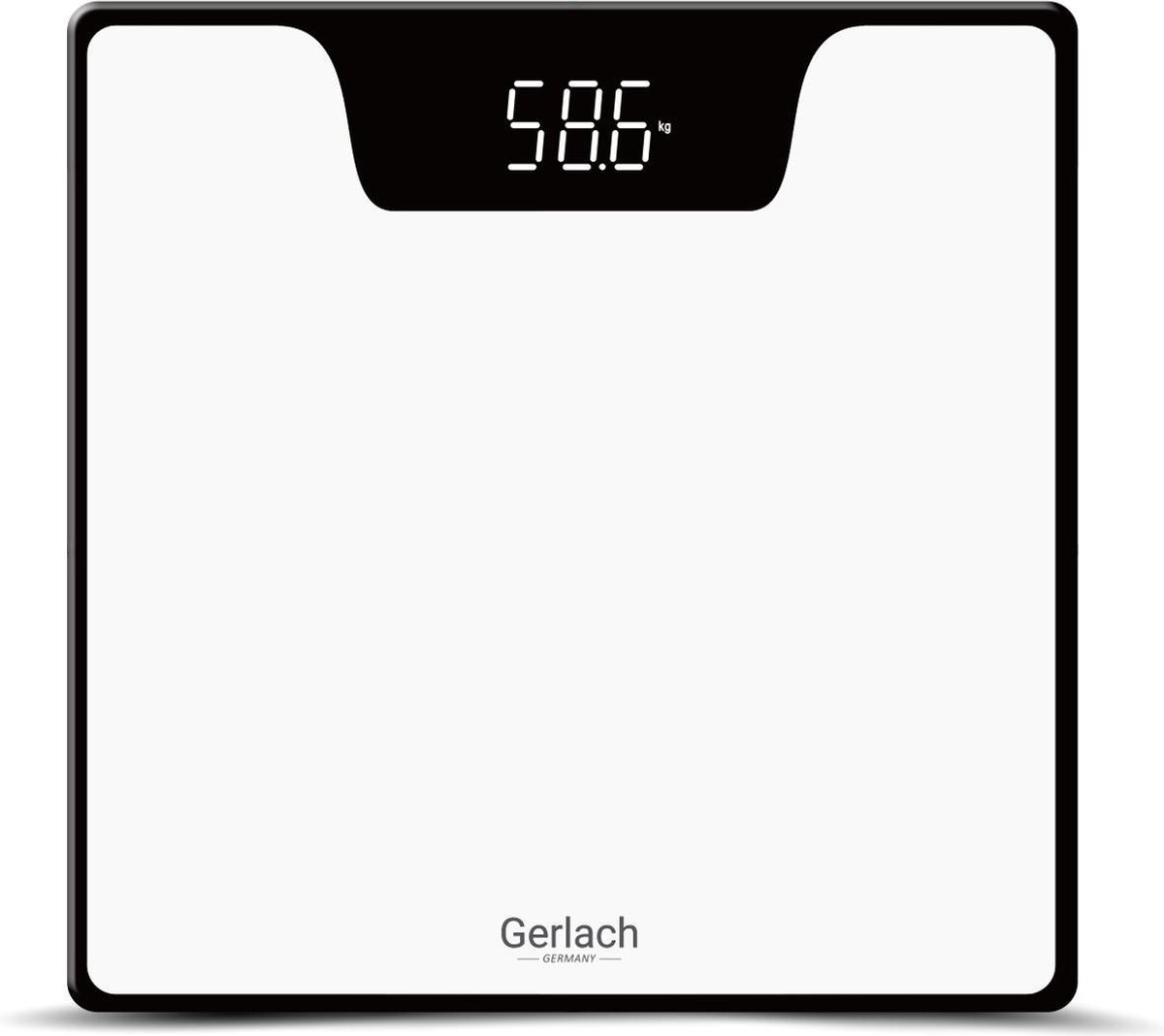 Personenweegschaal met LED-display - wit GL 8167w Gerlach