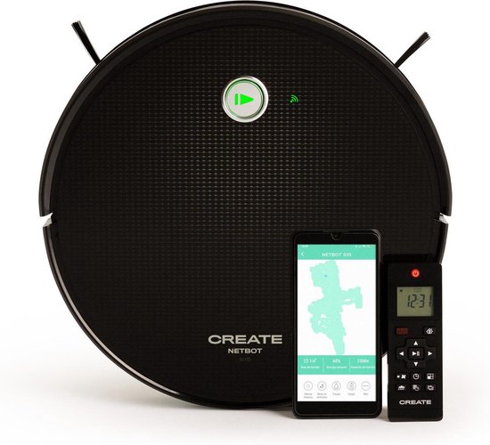 CREATE NETBOT S15 2.0 Robotstofzuiger NIEUWE APP 1500 Pa - 5 ...
