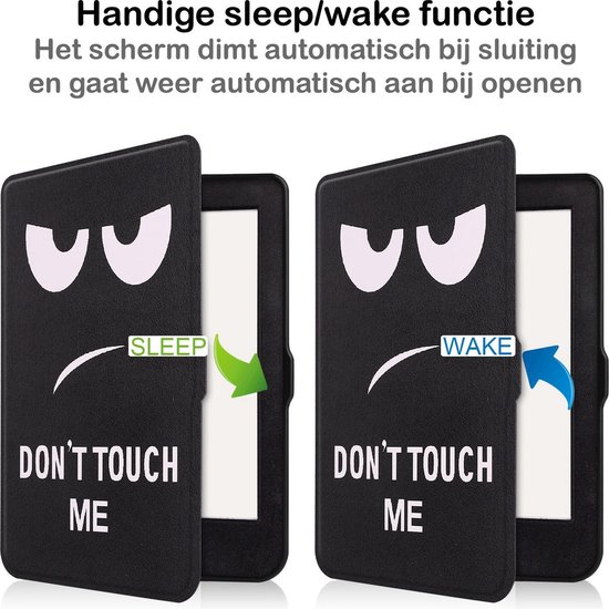 Hoesje Geschikt voor Kobo Nia Hoesje Luxe Bescherm Case - Hoes Geschikt voor Kobo Nia Hoes Book Cover - Don't Touch Me van Hoesje  — afbeelding 4