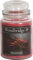 Woodbridge Dragons Lair 565g Large Candle met 2 lonten
