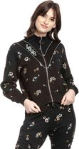 Vive Maria Sweater/trui met rits -XS- Floral Sport Blouson Zwart