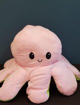 Mood octopus XXL roze-groen