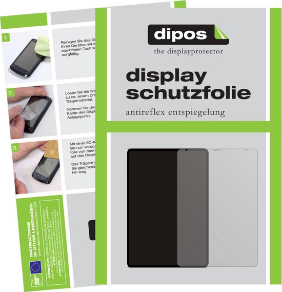 dipos I 2x Beschermfolie mat compatibel met Apple iPad Pro 12.9 inch (2021)  Folie... | bol.com