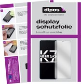 dipos I 2x Beschermfolie helder compatibel met Oppo K7 5G Folie screen-protector (expres kleiner dan het glas omdat het gebogen is)