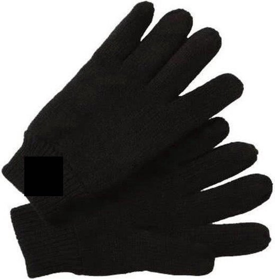 Boru Handschoenen Heren en Dames - Unisex - Zwart - Maat L/XL