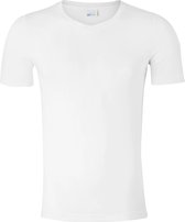 SCHIESSER Long Life Cotton T-shirt (1-pack) - V-hals - wit - Maat: XL