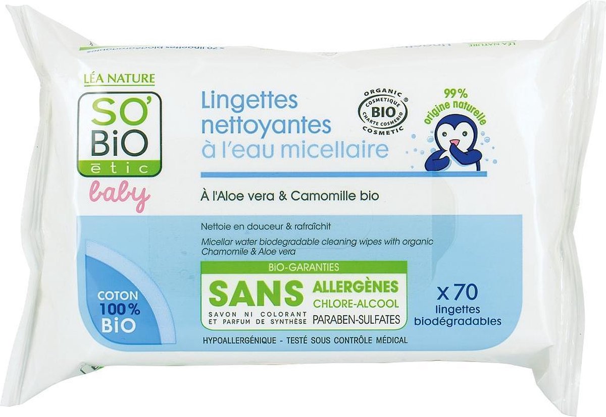 Goedkoopste So'bio Etic Cosmos Organic Baby Care Micellar Water Biodegradable Cleansing