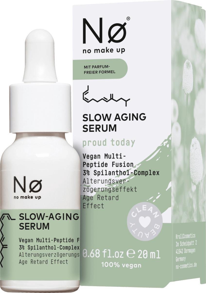 Nø Cosmetics Serum Slow-Aging - 20 ml - 3% spilanthol complex - 5% panthenol - 1% cafeïne - Serum - Anti-age - Veganistisch