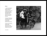 Acacia – Rijtuig 2 – maçonniek gedicht in fotolijst zwart aluminium 30 x 40 cm