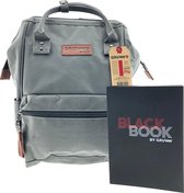 Unieke Gruww Rugzak - Inclusief gratis Notitieboek Zwart - De handige laptop tas - pewter (grijs) unique