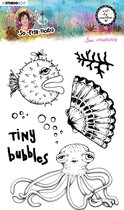 Clear stamp A5 Sea creaturesÂ - So-Fish-Ticated nr. 13