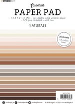 Studio Light Paper Pad A5 - Naturals - Dubbelzijdig - 2x18 kleuren