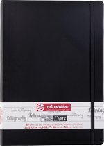 Art creation schetsboek dots 21x29,7 cm zwart