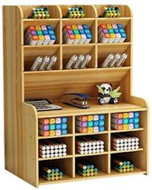 Derza Multifunctionele Pennenbak - Pennenkastje - Bureau Organizer - Pen Opbergkast - Hout