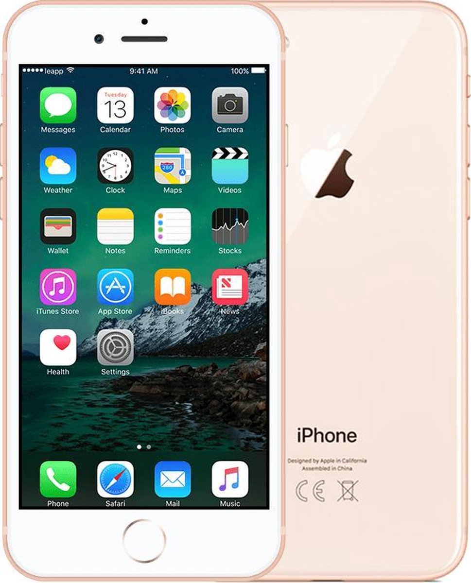 Apple iPhone 8 - Refurbished door Leapp - C grade (Zichtbare gebruikssporen) - 64GB - Goud