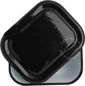 Zangra emaille ovenschaal 22 cm - zwart