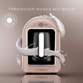 Karaca Hatir Mod Turks koffiezetapparaat Rosegold voor 5 personen, Turkse mokka met melk, warme chocolade, instantkoffie met melk, melk verwarmen, volautomatische koffiezetapparaat