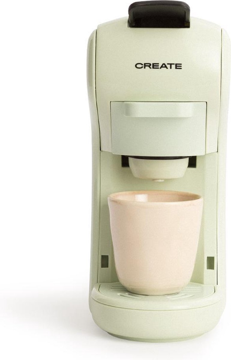 Create POTTS STYLANCE Koffiemachine Koffiecupmachine Capsule Koffiezetapparaat Nespresso Dolce Gusto 1450W Groen