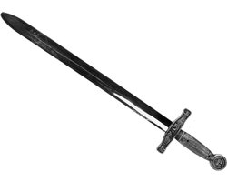 Speelgoed verkleed zwaard - zilver - 63 cm - ridder zwaard - Middeleeuwse verkleedaccessoires