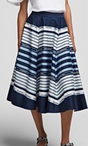 Karl Lagerfeld - Rok - Gestreept - Blauw - IT44