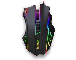 Redragon Titanboa M802 RGB Gaming muis – High end – DPI tot 12.000 met 9 programmeerbare knoppen – professionele esports gaming muis