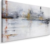 Schilderij - Prachtig abstract, print op canvas, een echte eyecatcher