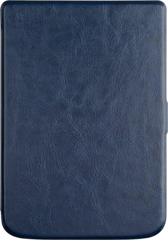 Hoesje Geschikt voor Pocketbook Touch HD 3 Hoesje Luxe Bescherm Case - Hoes Geschikt voor Pocketbook Touch HD 3 Hoes Book Cover - Donkerblauw van Hoesje  — afbeelding 5